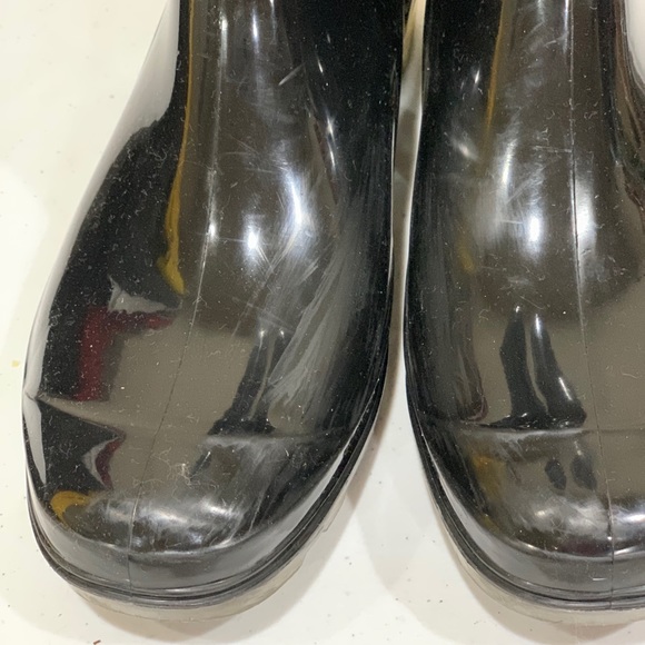 COACH Black Mid-Calf Waterproof Boots - Picture 5 of 16